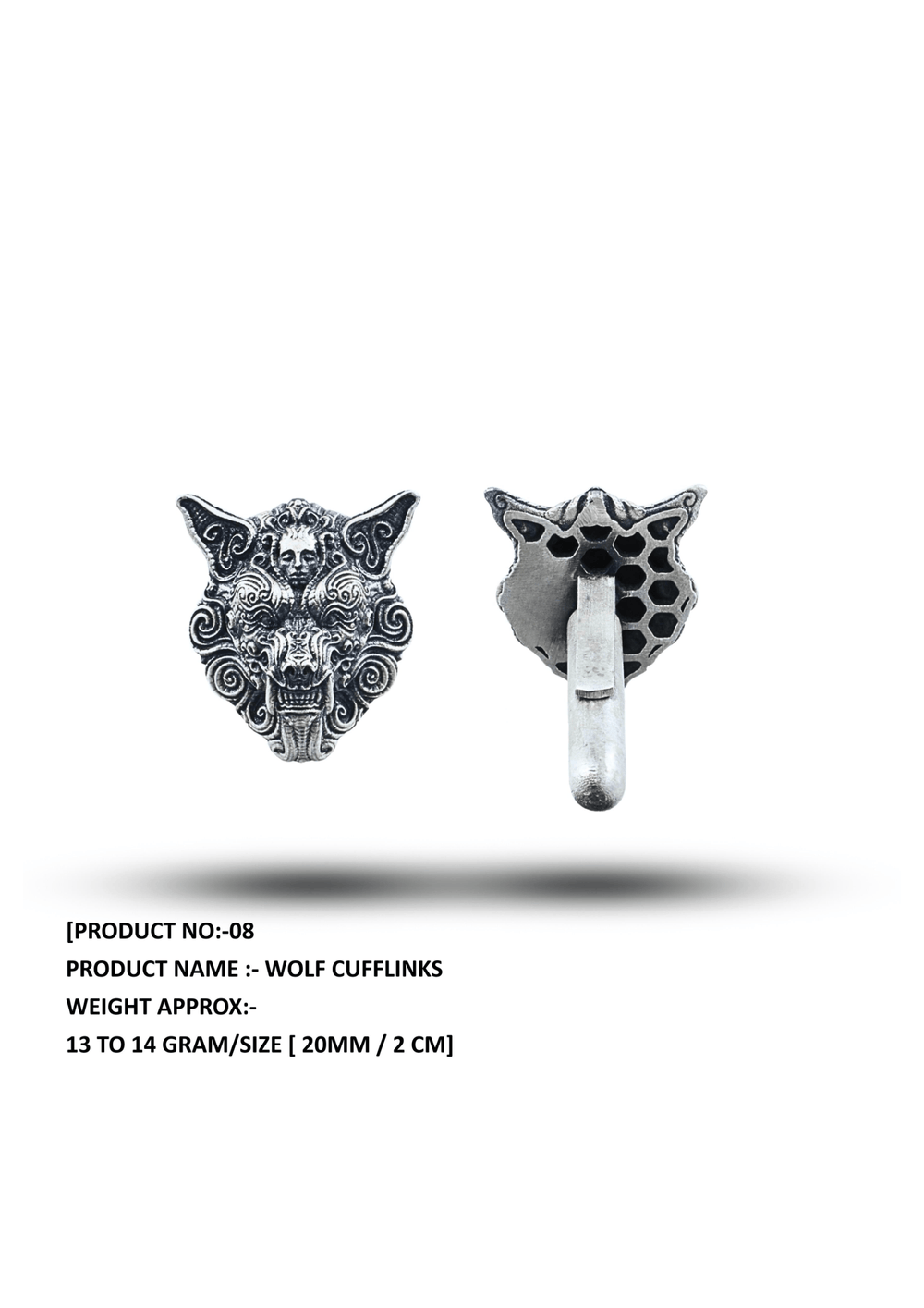 Wolf Cufflinks