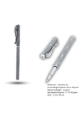 Scroll Wave Silver Ball Pen