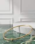 Single-Stone Slim Bangle — product view 01