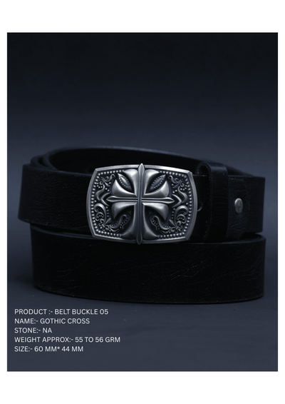 Gothic Cross Belt Buckle