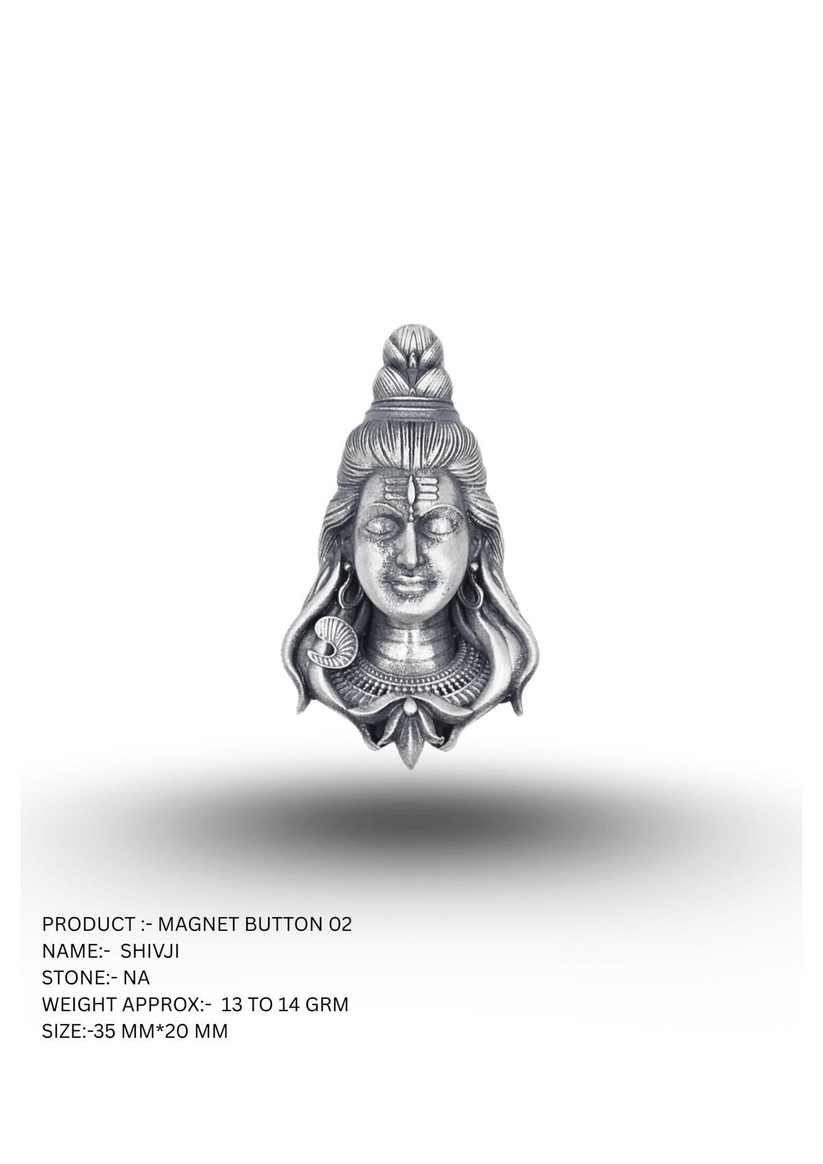 Shivji Serene Magnet Button