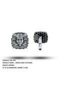 Green Leafy Cufflinks